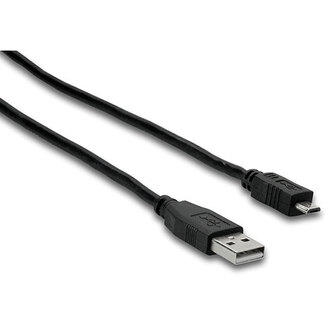 Hosa USB203AC High Speed USB Cable, Type A to MicroB, 3 ft