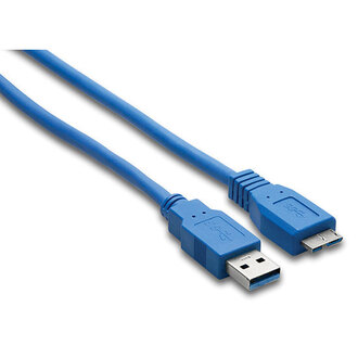 Hosa USB306AC SuperSpeed USB 3.0 Cable, Type A to MicroB, 6 ft