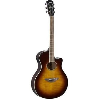 Yamaha APX600FMTBS Flamed Maple Acoustic-Electric Guitar Tobacco Brown Sunburst