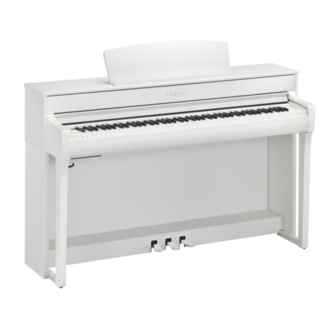 Yamaha Clavinova CLP745WH Digital Piano White with bench