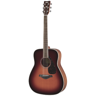 Yamaha FG820BS Acoustic Guitar In Brown Sunburst