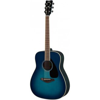 Yamaha FG820SB Acoustic Guitar In Sunset Blue Finish