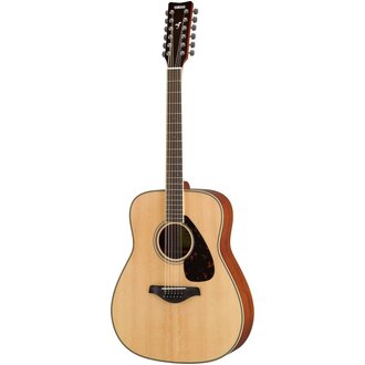 Yamaha FG820 12-String Acoustic Guitar In Natural Finish