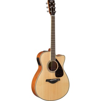 Yamaha FSX820CBS Folk Guitar Acoustic-Electric In Natural