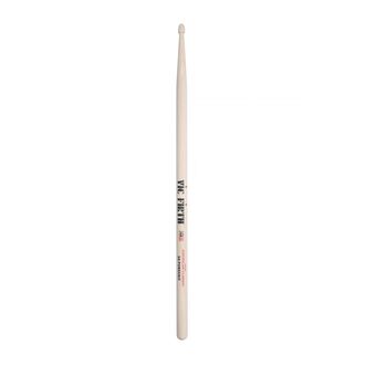 Vic Firth Drumsticks American Classic¨ 5A PureGrit -- No Finish, Abrasive Wood Texture Hickory PureGrit Finish Wood Tear Drop Tip