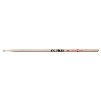Vic Firth Drumsticks American Classic¨ 8D Hickory Natural Finish Wood Tear Drop Tip