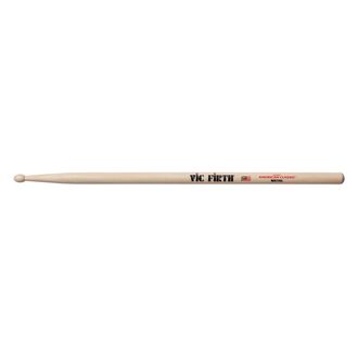 Vic Firth Drumsticks American Classic¨ Metal Hickory Natural Finish Wood Oval Tip