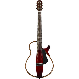 Yamaha Slg200S Silent Guitar Steel String - Crimson Red Burst