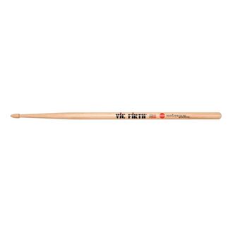 Vic Firth Drumsticks Modern Jazz Collection - 2 Hickory Natural Finish Wood Arrow Tip