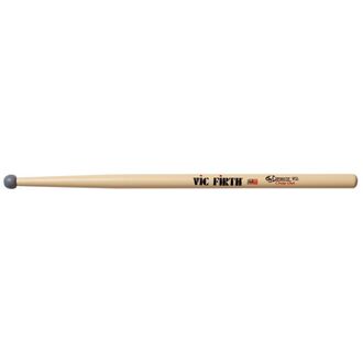 Vic Firth Drumsticks Corpsmaster¨ Snare -- Chop-Out Practice Stick Hickory Light Yellow Finish Rubber Rubber Tip Tip