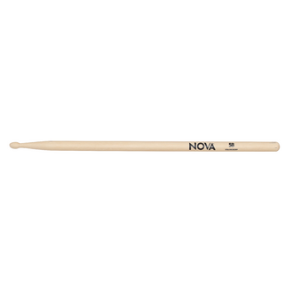 Vic Firth Drumsticks 5B with NOVA imprint Hickory Natural Finish Wood Oval Tip
