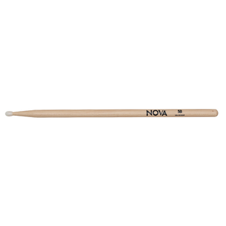 Vic Firth Drumsticks 5BN with NOVA imprint Hickory Natural Finish Nylon Oval Tip