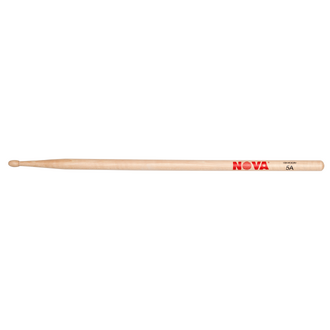 Vic Firth Drumsticks Maple 5A with NOVA imprint Maple Natural Finish Wood Oval Tip