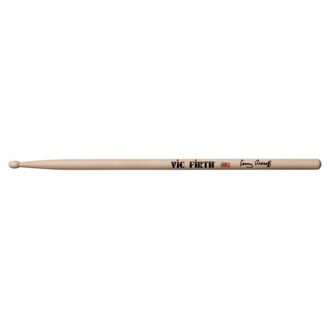 Vic Firth Drumsticks Signature Series -- Kenny Aronoff Hickory Natural Finish Wood Oval Tip