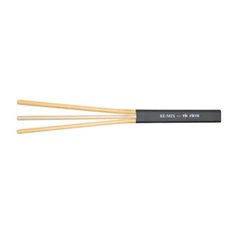 Vic Firth Drumstick Vic Firth RE.MIX Brushes, Rattan/Birch Finish Tip
