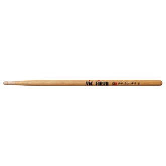 Vic Firth Drumsticks Signature Series -- Akira Jimbo. Hickory Sawdust and Lacquer Finish Wood Tear Drop Tip