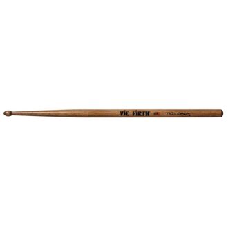 Vic Firth Drumsticks Ted Atkatz Signature Snare Stick Persimmon Heavy Lacquer Finish Wood Oval Tip
