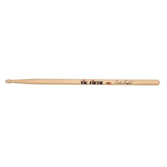 Vic Firth Drumsticks Signature Series -- Carter Beauford Hickory Natural Finish Wood Elongated Oval Tip