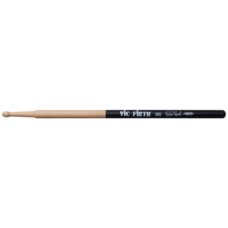 Vic Firth Drumsticks Signature Series -- Charlie Benante Hickory Vic Grip Finish Wood Oval Tip