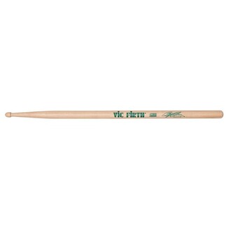 Vic Firth Drumsticks Signature Series Benny Greb Hickory Natural Finish Wood Tear Drop Tip