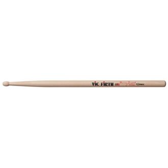 Vic Firth Drumsticks Corpsmaster¨ Signature Snare -- Murray Gussek Hickory Natural Finish Wood Oval Tip