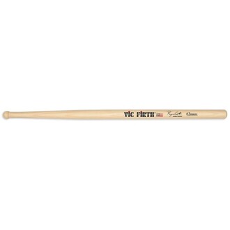 Vic Firth Drumsticks Corpsmaster¨ Signature Snare -- Roger Carter Hickory Natural Finish Wood Round Tip