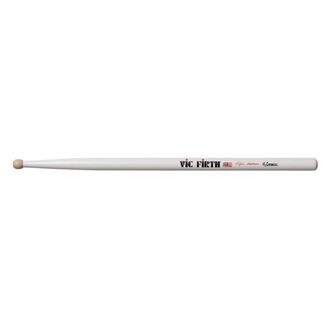 Vic Firth Drumsticks Corpsmaster¨ Signature Snare -- Ralph Hardimon Hickory White Finish Wood Barrel Tip