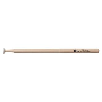 Vic Firth Drumsticks Corpsmaster¨ Multi-Tenor Hybrid -- Tom Aungst Hickory Natural Finish Nylon Disc Tip