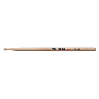 Vic Firth Drumsticks Signature Series -- Vinnie Paul Hickory Natural Finish Wood Tear Drop Tip