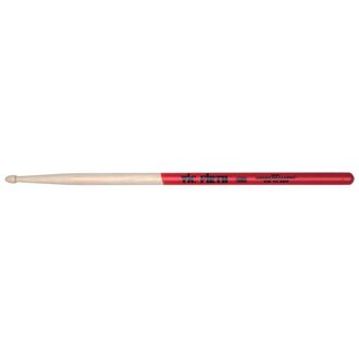 Vic Firth Drumsticks American Classic¨ Extreme 5B w/ VIC GRIP Hickory Natural Finish Wood Tear Drop Tip