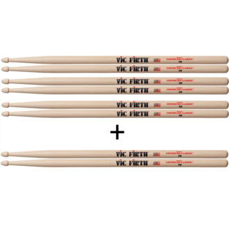 Vic Firth American Classic 5B Promo Pack - 4 Pairs