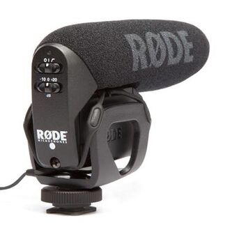 Rode Videomic Pro Directional Super Cardioid Condenser Microphone With Rycote Lyre shock mounting onboard