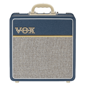 Vox Ac4C1 4-Watt Tube Blue Portable Guitar Amplifier 10-Inch Speaker