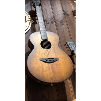 Fenech VTH Auditorium Blackwood Top Sides Back with Custom Burst Upgrade Acoustic Guitar