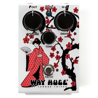 Dunlop WAY HUGE Drive Limited Edition Red Cherry-Blossom Overdrive Pedal
