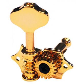 Wilkinson WJ28GD Acoustic Traditional Open-Gear Tuning Machines Gold (3+3)