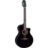 Yamaha NTX700BL Acoustic-Electric Guitar Nylon String In Black Finish