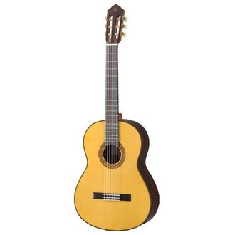 Yamaha Cg162S Classical Guitar Solid Spruce Top Ovankol Back Natural Gloss