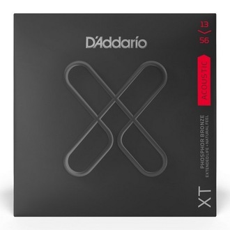 D'Addario XT Extended Life Acoustic Phosphor Bronze String Set Medium 13-56