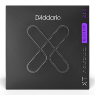 D'Addario XT Extended Life Electric Nickel Plated Steel String Set Medium 11-49