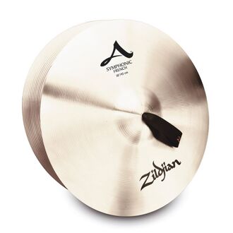 A0427 18" A Zildjian Symphonic French Tone - Pair Band & Orchestral Cymbals