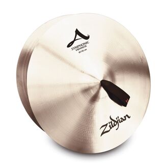 A0447 18" A Zildjian Symphonic Viennese Tone - Pair Band & Orchestral Cymbals