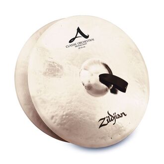 A0767 20" A Zildjian Classic Orchestral Selection Medium Light - Pair Cymbals