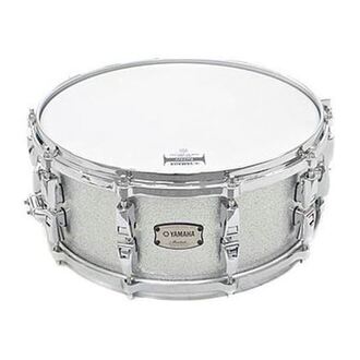 Yamaha 14" x 6" Absolute Hybrid Maple Snare Drum in Silver Sparkle Finish