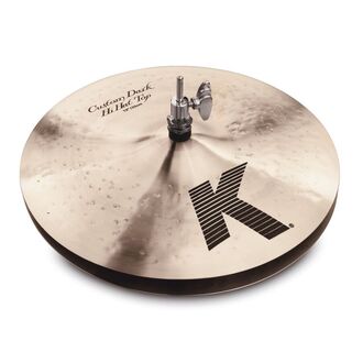 Zildjian K0940 13" K Custom Dark Hihat - Pair Cymbals
