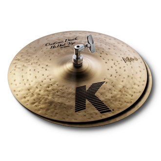 Zildjian K0942 13" K Custom Dark Hihat - Bottom Cymbals