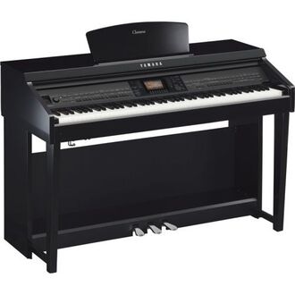 Yamaha Clavinova CVP701PE Digital Piano Polished Ebony w/Grand Expression