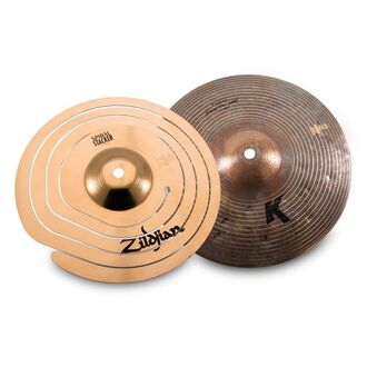 Zildjian PCS002 10" Sprl + 10" Kcsd Spl (Fxspl10, K1401) Stack Cymbals