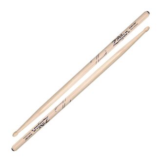 Zildjian 5A Anti-Vibe Drumsticks Hickory Anti-Vibe Finish Wood Oval Tip
