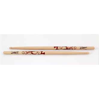 Zildjian David Grohl Artist Series Drumsticks Hickory Natural Finish Wood Acorn Tip
